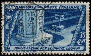 Italy 296 - Used - 35c New Roads / New Legions (1932) (cv $9.50)