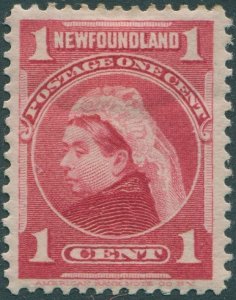 Newfoundland 1897 SG84 1c red QV MH