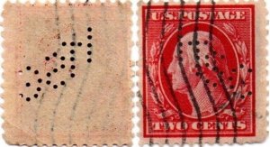 I112 Perfin Stamp – Rate B