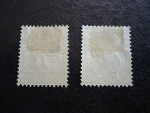 Stamps - Transvaal - Scott# 143-144 - Mint Hinged Part Set of 2 Stamps