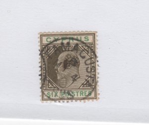 CYPRUS 1903#43 6 pi Gorgeous Famagusta postmar