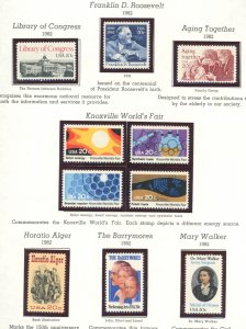 U.S. #MINT SET/MIXED CONDITION 