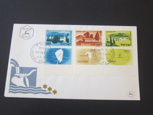 Israel 1959 Sc 165-7 set FDC