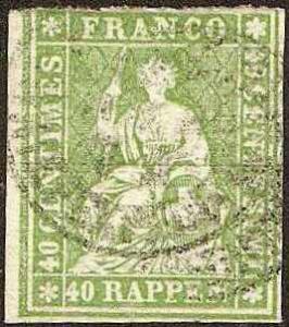 Switzerland - 40 - Used - SCV-85.00