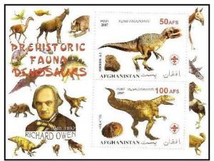 AFGHANISTAN SHEET DINOSAURS