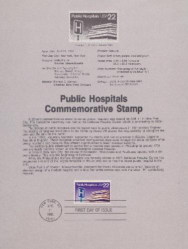 US SP746 Public Hospitals Souvenir Page #2210