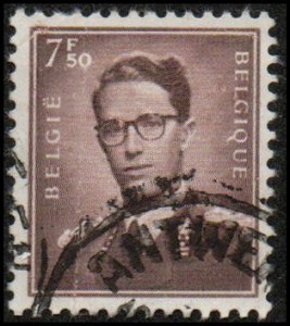 Belgium 463 - Used - 7.50fr King Baudouin (1958) (cv $16.00)