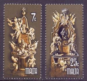 Malta   #547-548  MNH  1978 Europa monuments