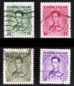 Thailand Scott 398, 401, 402, 402A F to VF used.  FREE...