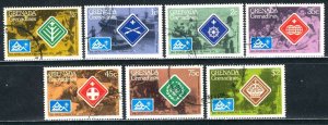 Grenada Grenadines; 1975: Sc. # 83-89;  Used CTO Complete Set
