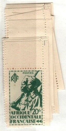 French West Africa Scott 17-35 Mint NH (Catalog Value $21.75)