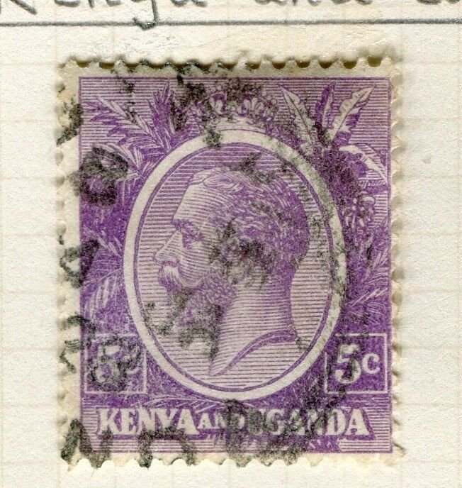 BRITISH KUT; KENYA 1922 early GV issue fine used 5c. value