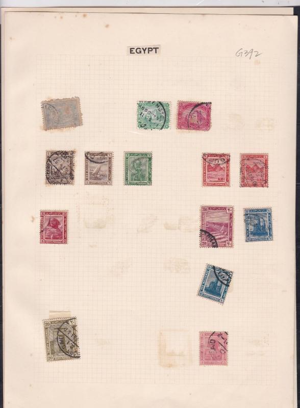 egypt issues of 1879-1920 stamps page ref 18118