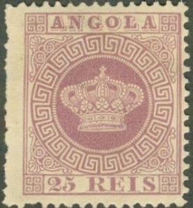 ANGOLA 12 MH 12.1/2 PERF CV $12.50 BIN $6.00