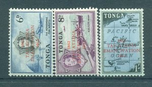 Tonga sc# 119-126 mh cat value $8.70