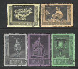 Russia  Scott  3290-3294  NHCTO  Complete