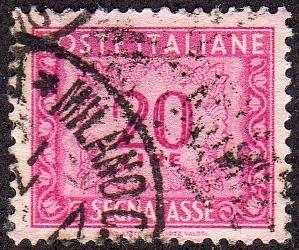 Italy J74 - Used - 20L Numeral / Postage Due (1947)