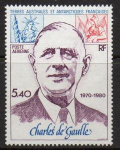 FSAT TAAF 1980 Charles De Gaulle VF MNH (C60)