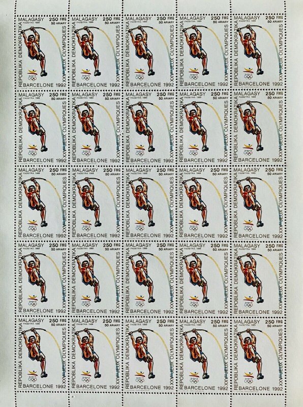 Full Sheets of Stamps Complete Set O.G Barcelona 92/ J.0 Barcelone 92