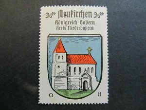 A4P1F53 Neukirchen Coffee Hag 1910 Vignettes Places Advertising Mark City Coat of Arms-