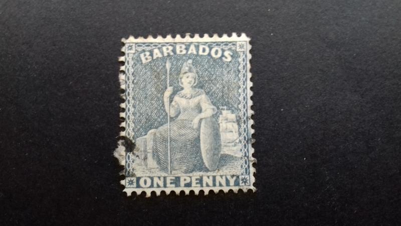 Barbados Queen Victoria Used