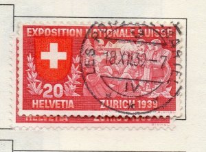 Switzerland Helvetia 1937-46 Early Issue Fine Used 20c. NW-168726