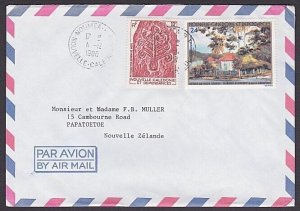 NEW CALEDONIA 1980 airmail cover NOUMEA to New Zealand....................a2277