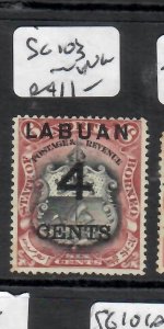 LABUAN 4C/5C  ARMS     SG 103   MNG    PP0515H