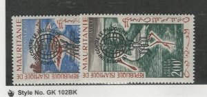 Mauritania, Postage Stamp, #C14a, C15a Mint Hinged, 1962, JFZ 