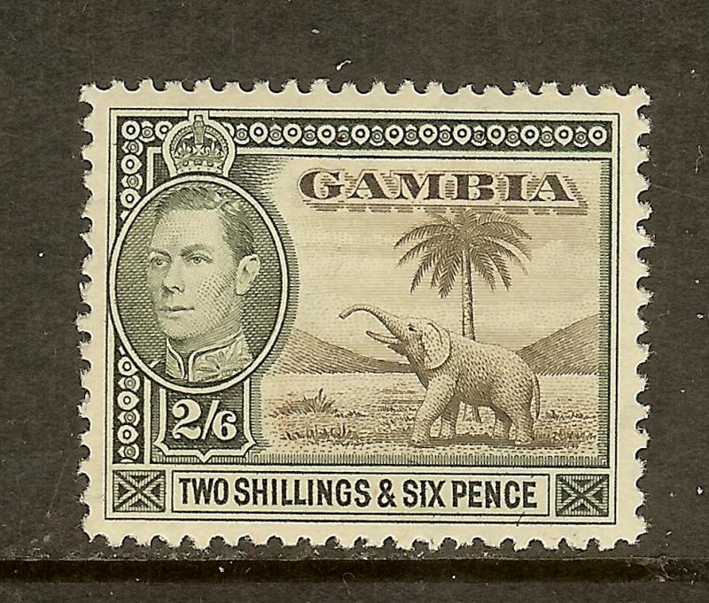 Gambia, Scott #140, 2sh6p King George VI, MH