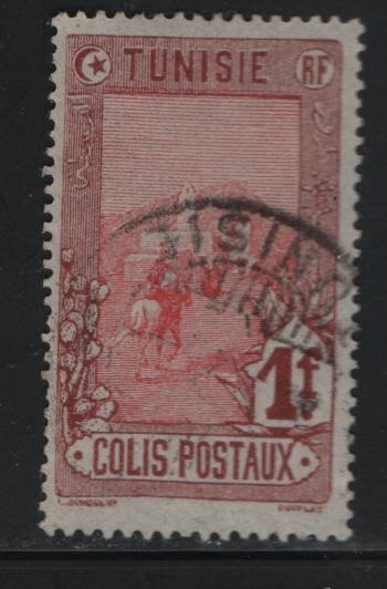 TUNISIA , Q8, USED, 1906 Mail delivery