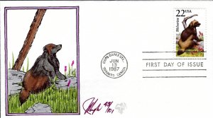 Pugh Designed/Painted Wolverine FDC...43 of 101 created!