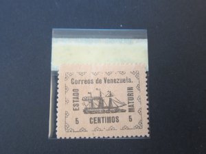 Venezuela local stamp 1903 Sc 1 different colour MH