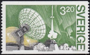 Sweden 1984 MNH Sc #1515 3.20k Satellite receiving station