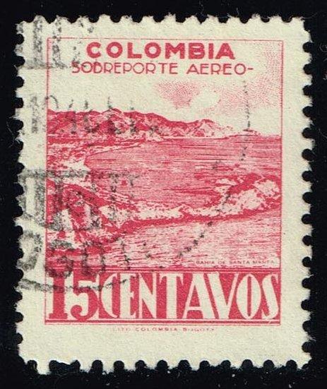 Colombia #C136 Bay of Santa Maria; Used (0.25)