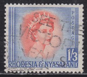 Rhodesia & Nyasaland 150 Queen Elizabeth II 1954