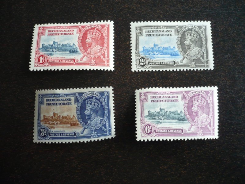 Stamps - Bechuanaland - Scott# 117-120 - Mint Hinged Set of 4 Stamps