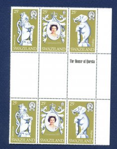 SWAZILAND - # 302 - VFMNH S/S - QEII coronation silver anniversary - 1978