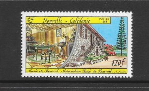 NEW CALEDONIA #581 BOURAIL MUSEUM  MNH