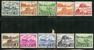 Iceland # 257-68, Used.