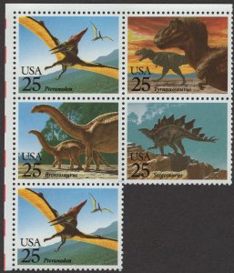 Scott 2422-25 MNH, OG FV Block of 5