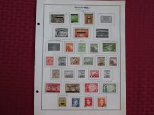 Philippines, Approx 50 Stamps on 4 Harris Album Pages, Mint & Used, C371