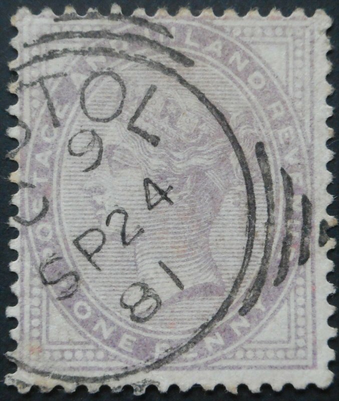 Great Britain 1881 QV One Penny Die (14 dots) SG 171 used