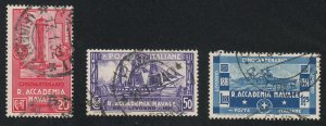 Italy - 1931 - SC 265-67 - Use - Complete set