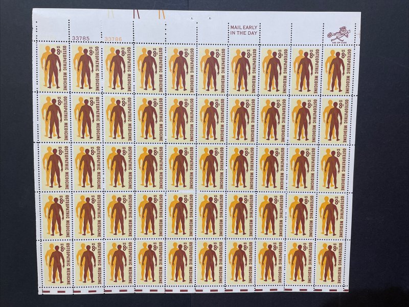 1972 sheet, Osteopathic Medicine Sc # 1469