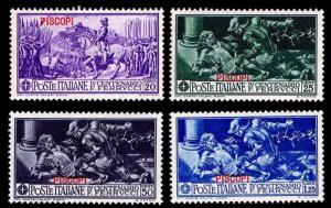 1930 ITALY-AEGEAN ISLANDS - PISCOPI  #12-15 WMK 140 - OGH - VF - $15 (ESP#1540)