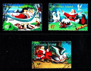 Christmas Island 1999 Christmas  Set of 3 MNH