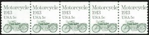 Scott 1899   5¢ Motorcycle PNC/5 Plate #1, MNH