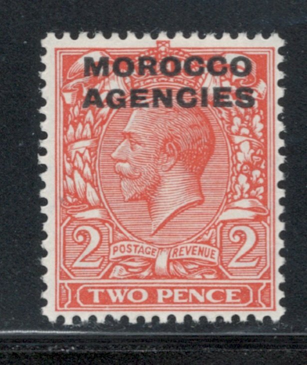 Great Britain Offices Morocco 1925 Overprint 2p Scott # 222 MH