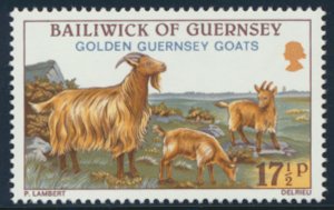 Guernsey  SG 220  SC# 212  Goats   Mint Never Hinged see scan 